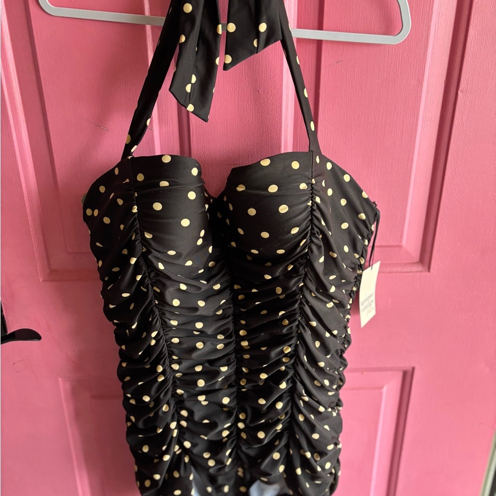 Unique Vintage Swim One Piece 50’s Style Swimsuit 4X